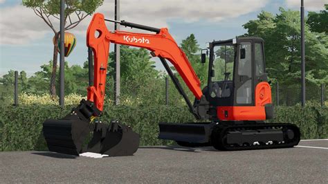 mini excavator farming simulator|fs22 excavators mods.